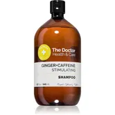 The Doctor Ginger + Caffeine Stimulating sampon de întărire pentru părul subtiat cu tendința de a cădea cu cafeina 946 ml