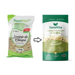Seminte de canepa 200 g - SANOVITA