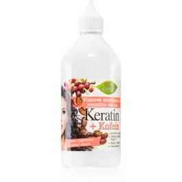 Bione Cosmetics Keratin + Kofein ser pentru întărirea și creșterea părului 215 ml
