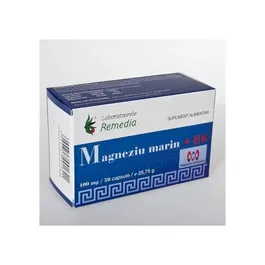 MAGNEZIU MARIN 100mg + B6 50cps, Remedia