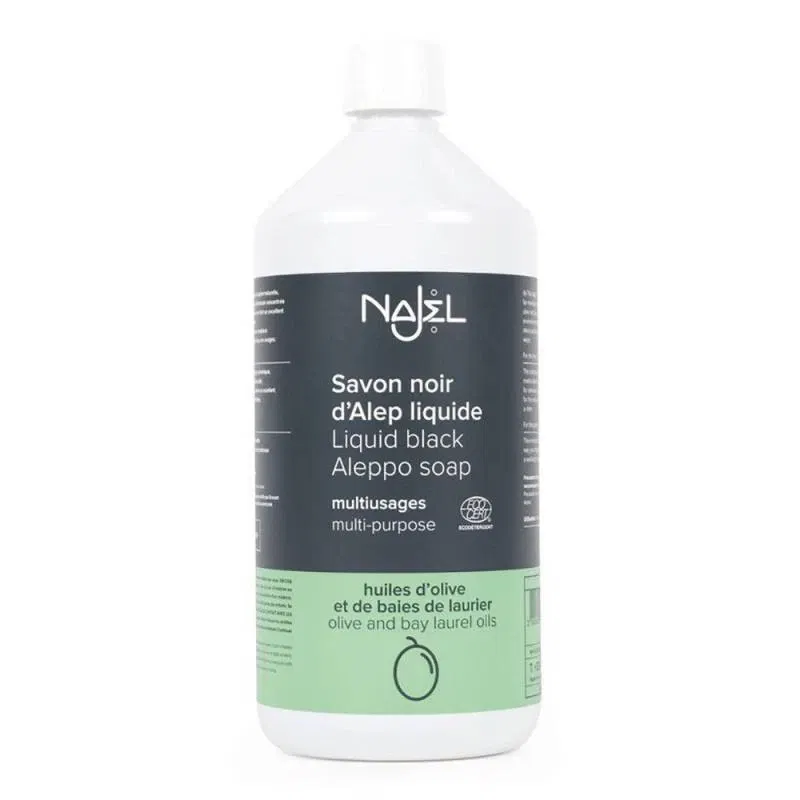 Detergent universal cu sapun negru de Alep, 1L - Najel