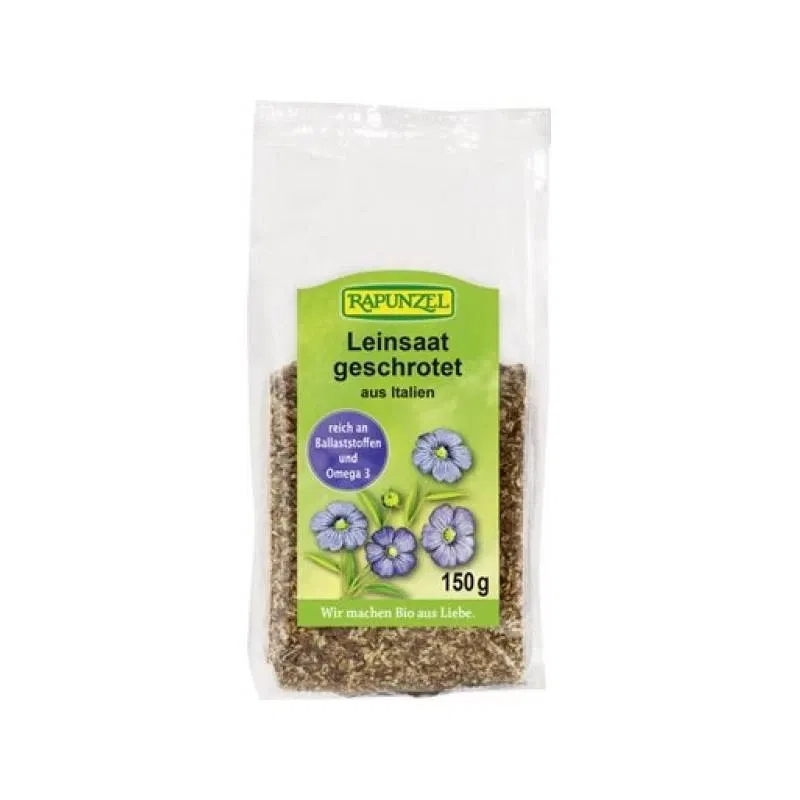 Seminte de in zdrobite, eco-bio, 150g - Rapunzel
