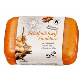 Sapun cremos cu lapte de oaie si catina alba, 100g - Saling