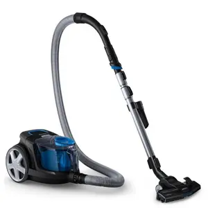 Aspirator fara sac Philips PowerPro FC9331/09, 650W, 1.5l, Clasa A (Negru/Albastru)
