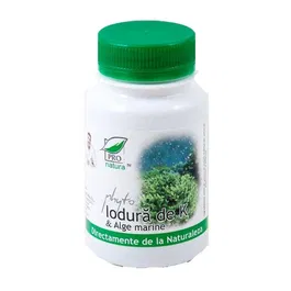 Phyto iodura de K si alge marine, 60 capsule, Medica - Pro Natura