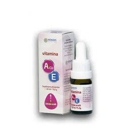 Vitamina A cu E solutie orala, 10ml - Renans