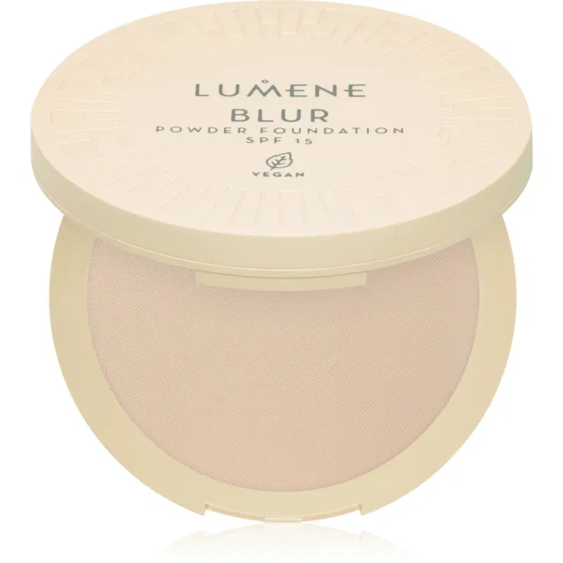 Lumene Blur 2 in 1 pudra si makeup SPF 15 culoare No. 1 10 g
