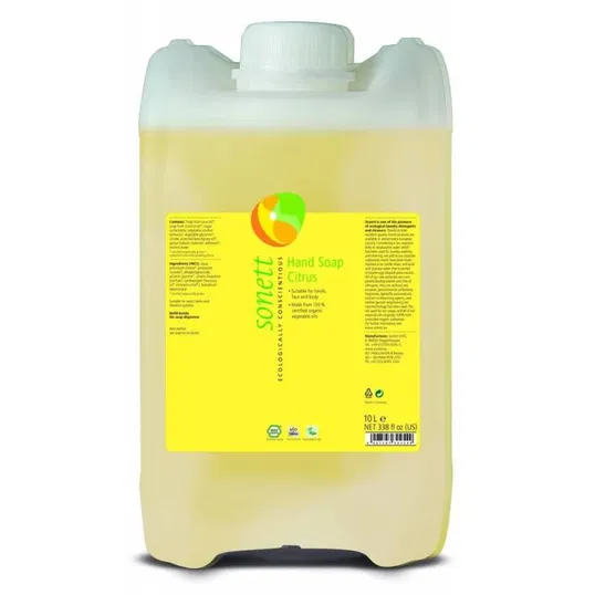 Sapun lichid si gel de dus ecologic lamaie, 10l - Sonett
