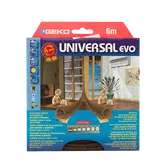 Garnitura adeziva termoplastica Geko Universal, maro, 9 x 7 mm x 6 m