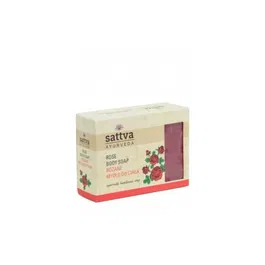 Sapun cu glicerina si trandafir, 125gr – Sattva Ayurveda