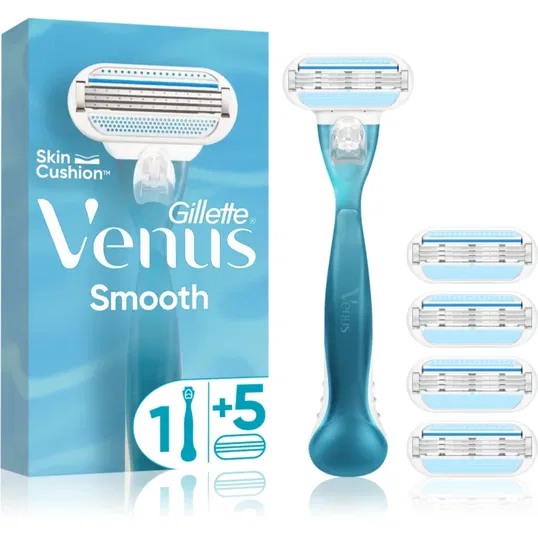 Gillette Venus Smooth Aparat de ras + rezervă lame 10 bucati 1 buc