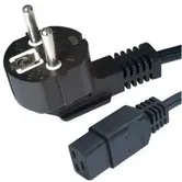 Cablu Alimentare Gembird PC-186-C19, 16 A, 1.8 m, bulk (Negru)