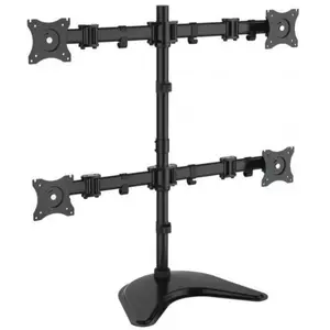 Suport birou 4 monitoare SBOX LCD-F048, 13" - 27", 8 Kg/monitor (Negru)