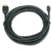 Cablu Gembird CC-HDMID-6, HDMI - micro HDMI, 1.8 m, Bulk (Negru)