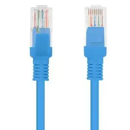 Cablu UTP Lanberg PCU6-10CC-1500-B, Patchcord, CAT.6, 15 m (Albastru)