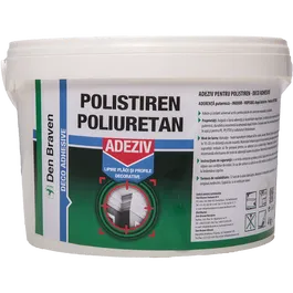 Adeziv pentru polistiren Den Braven, alb, 4 kg