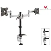 Suport Perete Maclean MC-714, Dual, 13" - 27", 8 Kg (Negru/Argintiu)