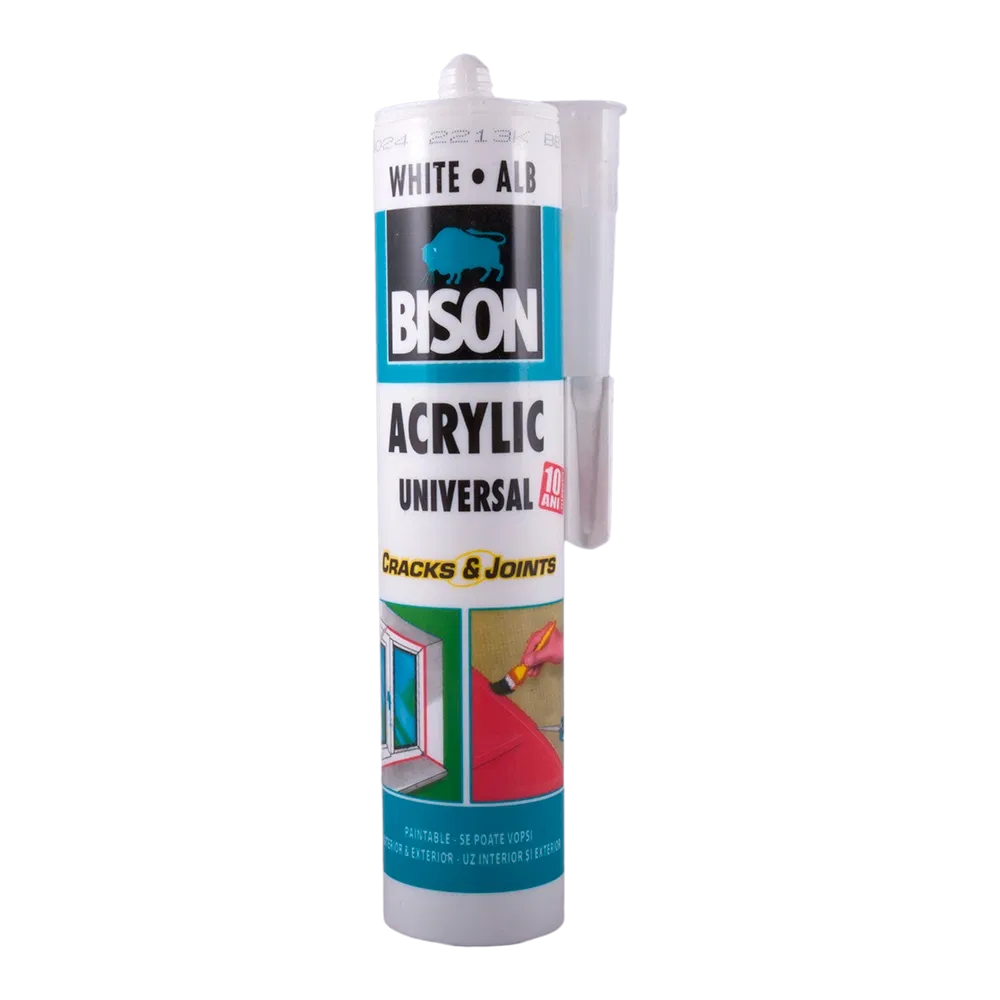 Silicon Acril Bison alb 300 ml