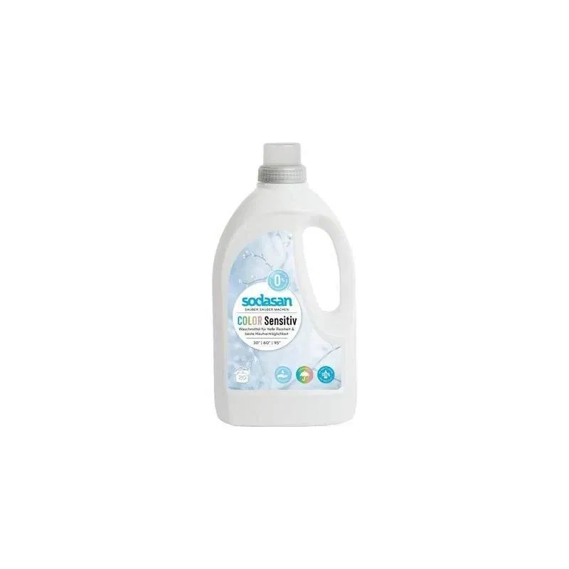 Detergent bio lichid rufe albe si color sensitiv hipoalergen 1,5l