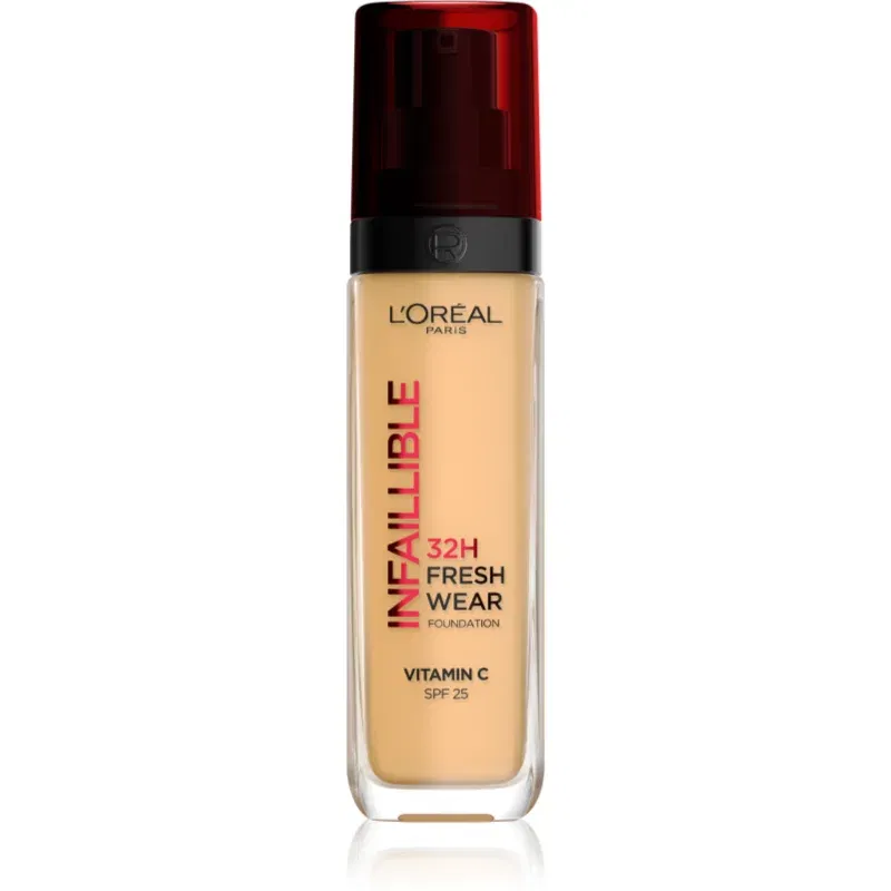 L’Oréal Paris Infaillible 32H Fresh Wear fard lichid de lunga durata culoare 140 Golden Beige 30 ml