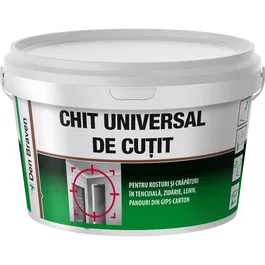 Chit universal de cutit pentru interior, Den Braven alb, 0,4 kg