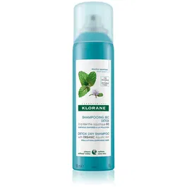 Klorane Organic Mint șampon uscat pentru păr expus la poluare 150 ml
