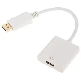 Adaptor OEM KOM0850, DisplayPort - HDMI (Alb)
