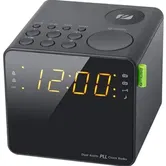 Radio cu Ceas Muse M-187 CR, Dual alarm, AUX in jack (Negru)