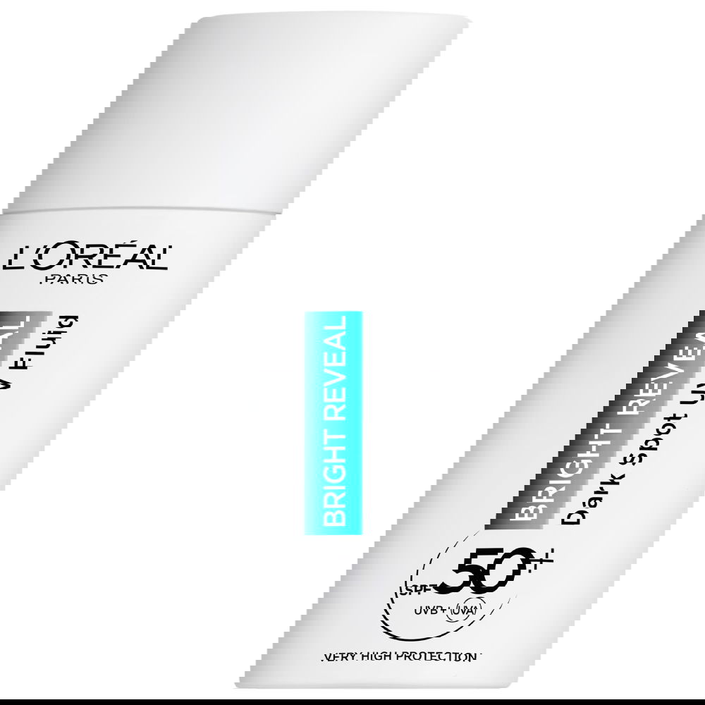 Crema fluida SPF 50+ anti pete pigmentare Bright Reveal, 50ml, L'Oreal Paris