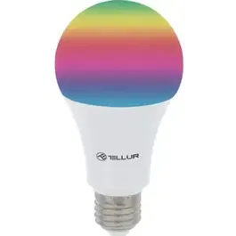 Bec inteligent LED Tellur TLL331011, WiFi, E27, 10W, 1000lm, Lumina Alba/Calda/RGB, Reglabil (Alb)
