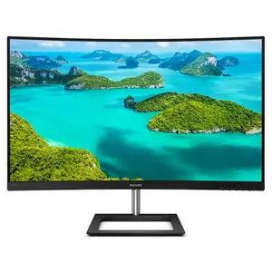 Monitor VA LED Philips 27" 272E1CA/00, Full HD (1920 x 1080), VGA, HDMI, DisplayPort, Boxe, Ecran Curbat, 75 Hz (Negru)