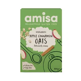 Porridge din ovaz cu mar si scortisoara fara gluten eco-bio 300g -