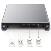 Stand Monitor Satechi Hub ST-AMSHM, Type-C (Gri)