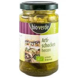 Inimi de anghinare in ulei de masline si verdeturi - eco-bio 200g -