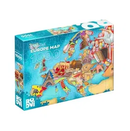 Puzzle Roovi Europe Map, 1000 piese
