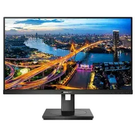 Monitor IPS LED Philips 23.8" 243B1/00, Full HD (1920 x 1080), HDMI, DisplayPort, Boxe, Pivot, 75 Hz (Negru)