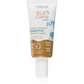 FlosLek Laboratorium Sun Care Derma City BB crema BB cu protectie ridicata si filtru UV pentru piele sensibilă SPF 50+ 30 ml