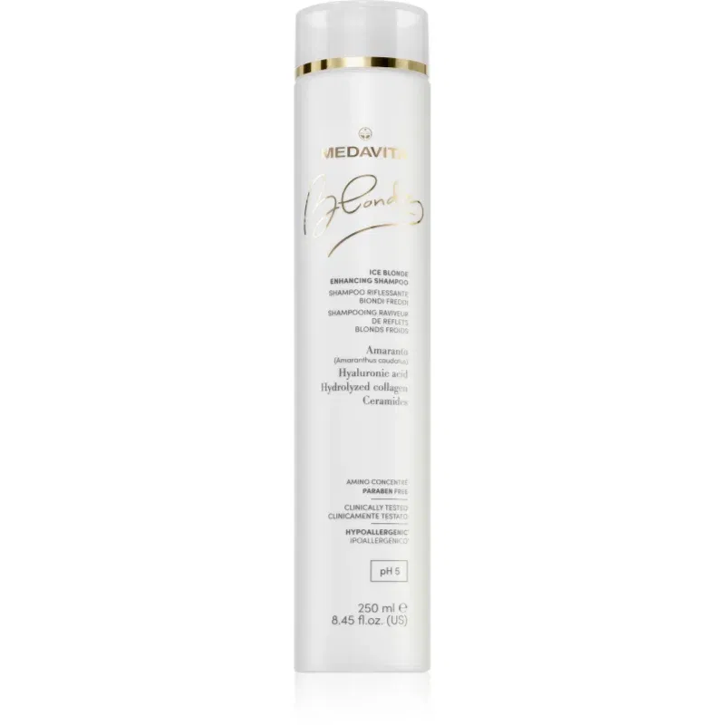 Medavita Blondie Ice Blonde Enhancing Shampoo șampon pentru nuante inchise de blond 250 ml