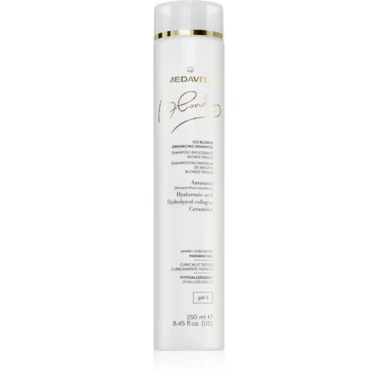 Medavita Blondie Ice Blonde Enhancing Shampoo șampon pentru nuante inchise de blond 250 ml