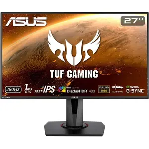 Monitor Gaming IPS LED ASUS 27" VG279QM, Full HD (1920 x 1080), HDMI, DisplayPort, Boxe, Pivot, 280 Hz, 1 ms (Negru)
