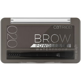 Set pudra pentru sprancene rezistent la apa Brow Powder 020 - Ash Brown, 4g, Catrice