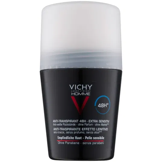 Vichy Homme Deodorant antiperspirant roll-on fara parfum 48h 50 ml