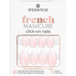 Unghii false french manicure click-on nails 02 - Babyboomer Style, 12 bucati, Essence