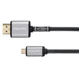 Cablu Kruger&Matz KM0327, HDMI - microHDMI, 1.8 m (Negru)
