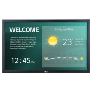 Display IPS LED LG 21.5" 22SM3G-B, Full HD (1920 x 1080), HDMi, Boxe (Negru)