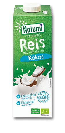 Bautura Bio din orez cu cocos, 1l, Natumi