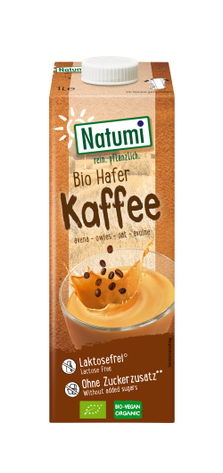 Bautura Bio fara zahar din ovaz cu cafea, 1l, Natumi