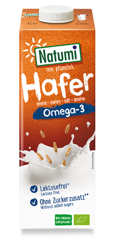 Bautura Bio din ovaz cu Omega 3, 1l, Natumi