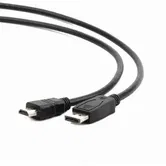 Cablu SPACER SPC-DP-HDMI-6, DisplayPort - HDMI, unidirectional, 4K, 1.8m (Negru)