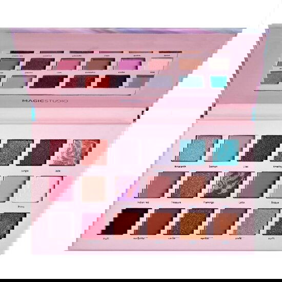 Paleta de farduri pentru pleoape Sweet Pastel cu 18 culori 24141, 18g, Magic Studio